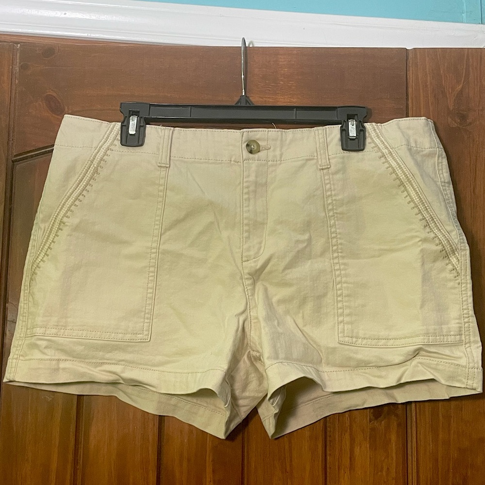 a.n.a Women's High-Rise Tan Shorts